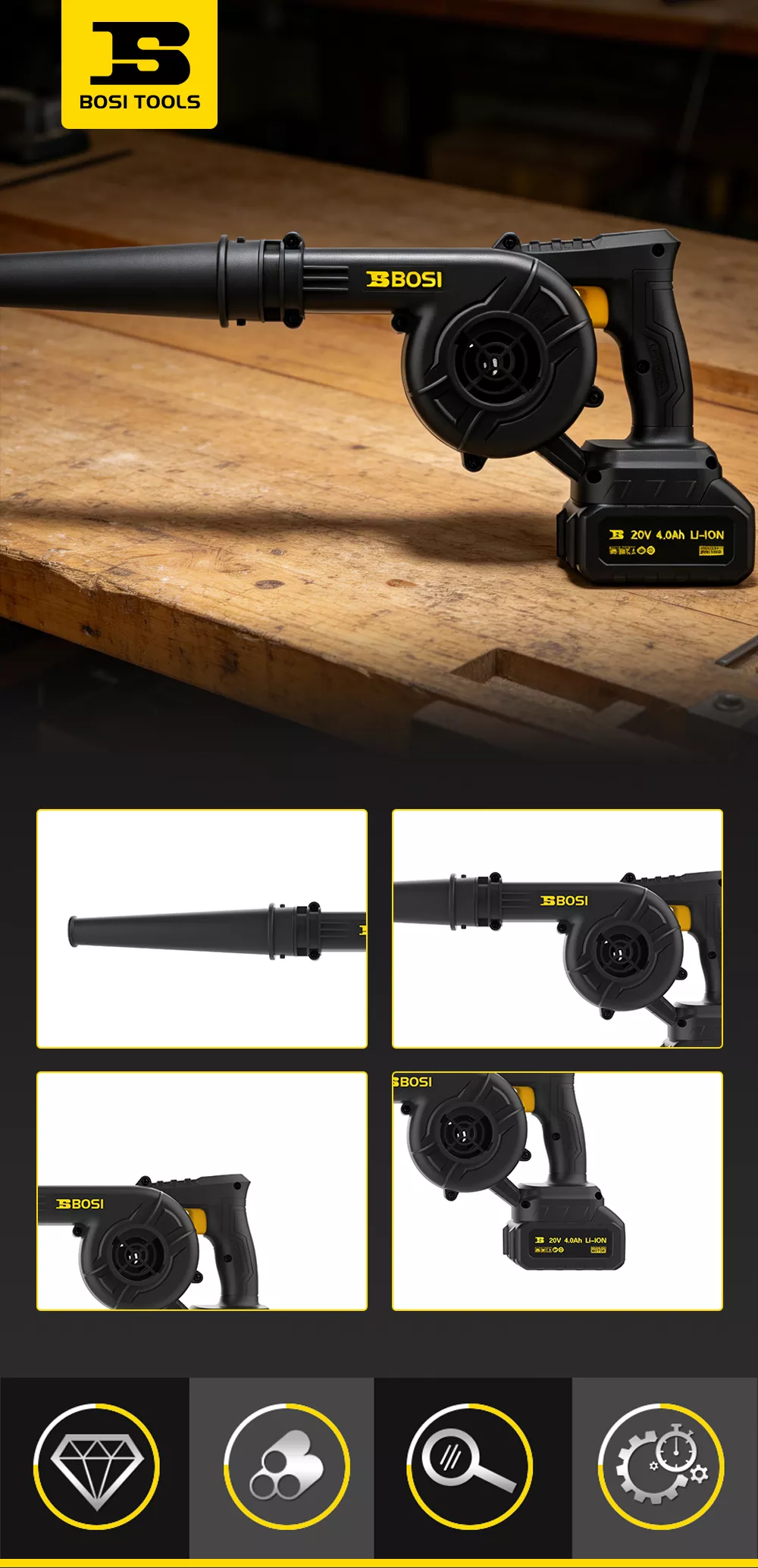 Li-ion Cordless Blower Vacuum